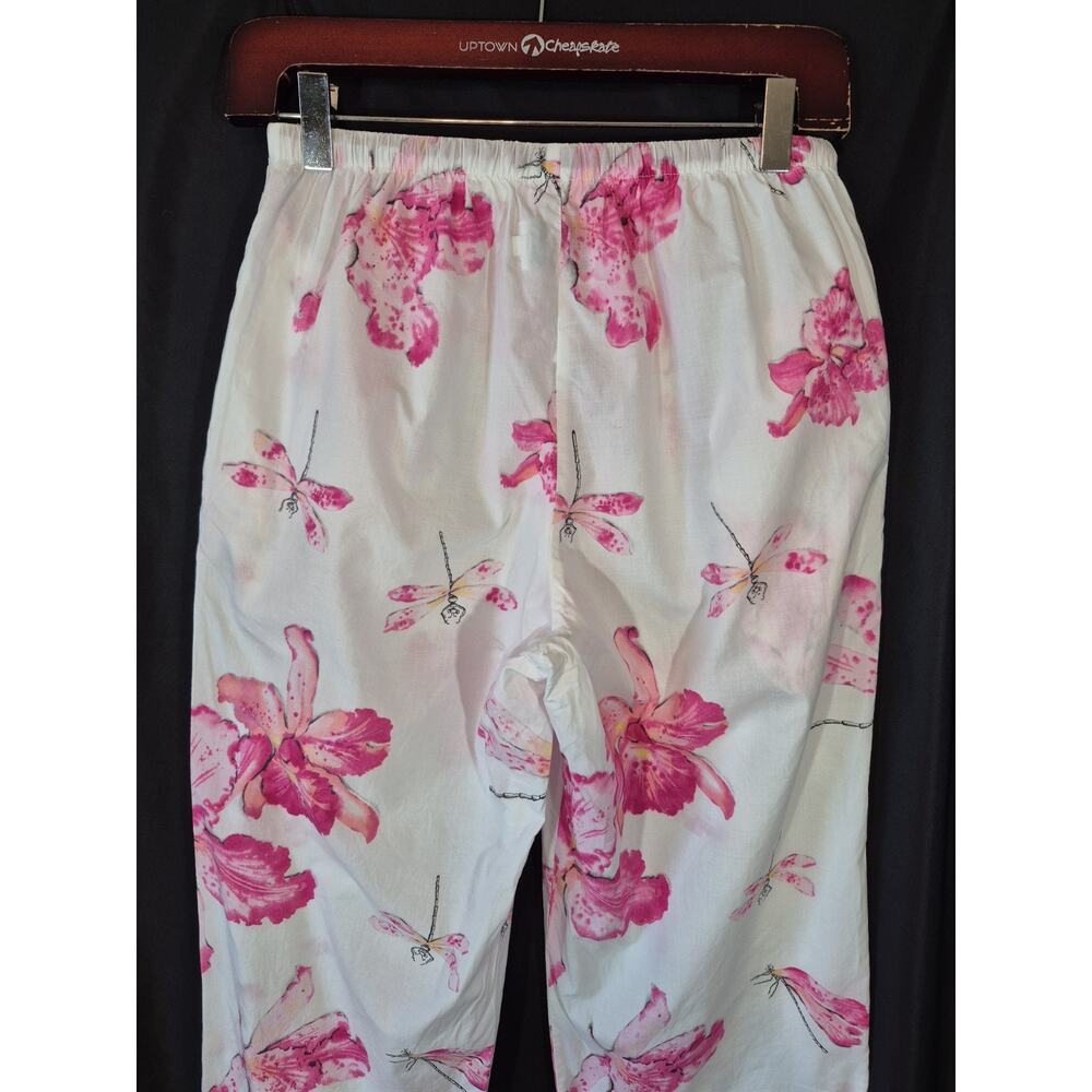 The Cat's Pajamas Cotton Pink Dragonflies Print Pajama Set XS - Picture 14 of 14